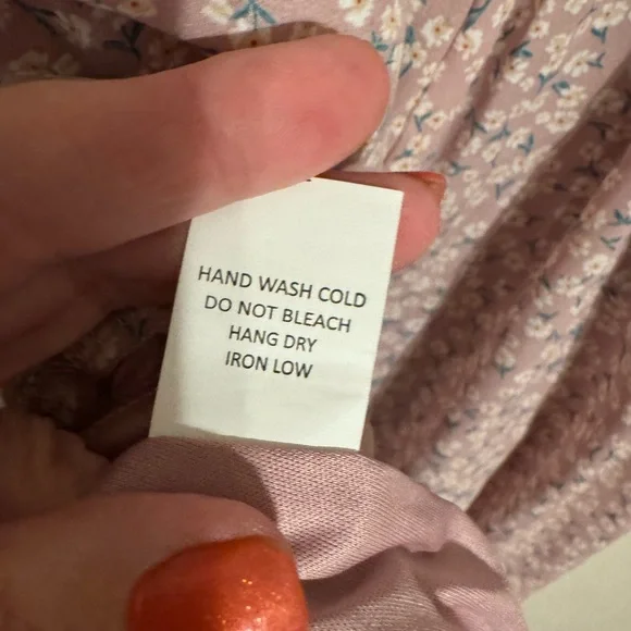 ❤️NWT Floral Button-Down Dress with Tie Sleeves SMALL    #CL - Picture 9 of 10